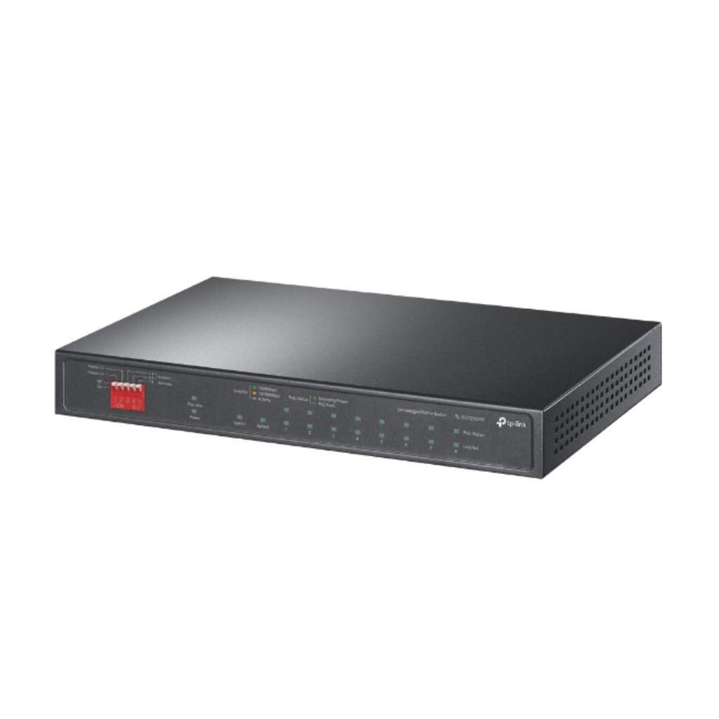 TP-Link 10ポートギガビットデスクトップスイッチ(PoE+6界面\u0026PoE++2界面積み上げる) TL-SG1210PP(UN)