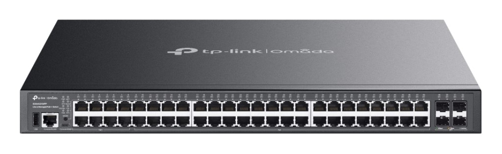 TP-Link Omada ギガビットポートx48 スタッカブル ライトL3マネージPoE++スイッチ(10Gスロットx4搭載) SG5452XMPP(UN)