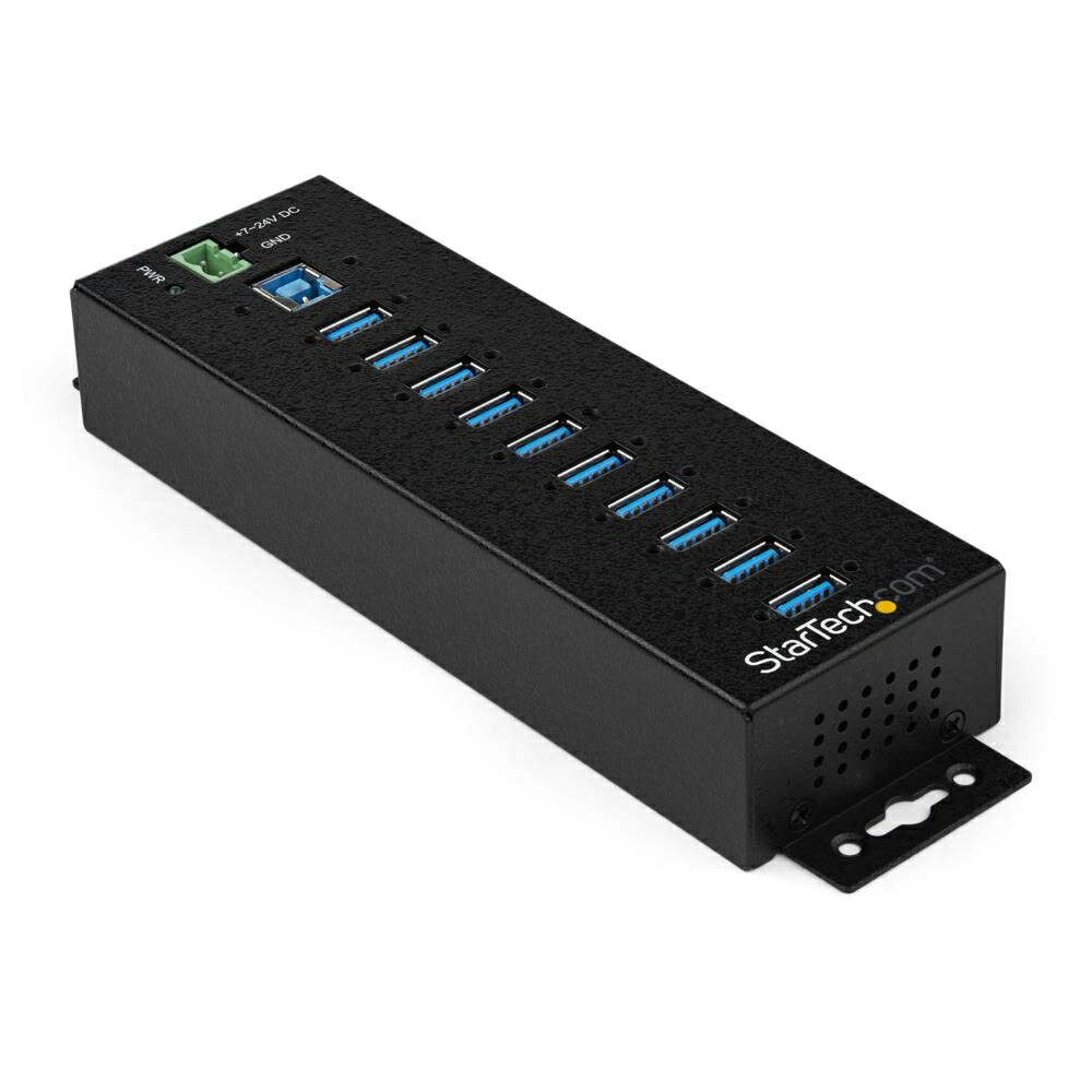 StarTech.com 10界面工業用 USB 3.0こしき ESD \u0026 350Wサルゼ保護すること HB30A10AME