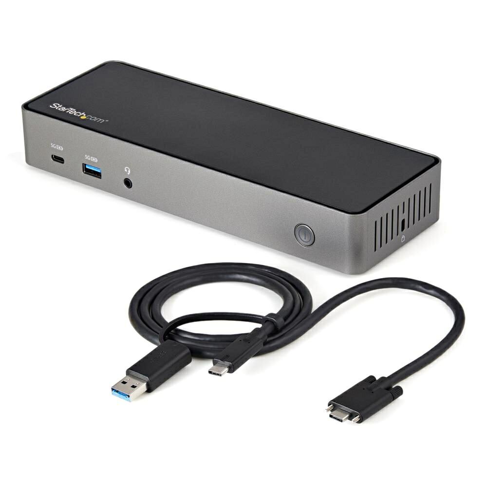 StarTech.com USB-C \u0026 USB-A相応う縛ステイション/3面管する相応う万覚え帳マイコン取りひろげるドック/85W USB PD/4K60サイクル相応うHDMI \u0026 DiplayPortトリプル管する/6界面USBこしき/ギガビット有線ローカルエリアネットワーク/3.5粍ステレオミニ(4極) DK31C3HDPD