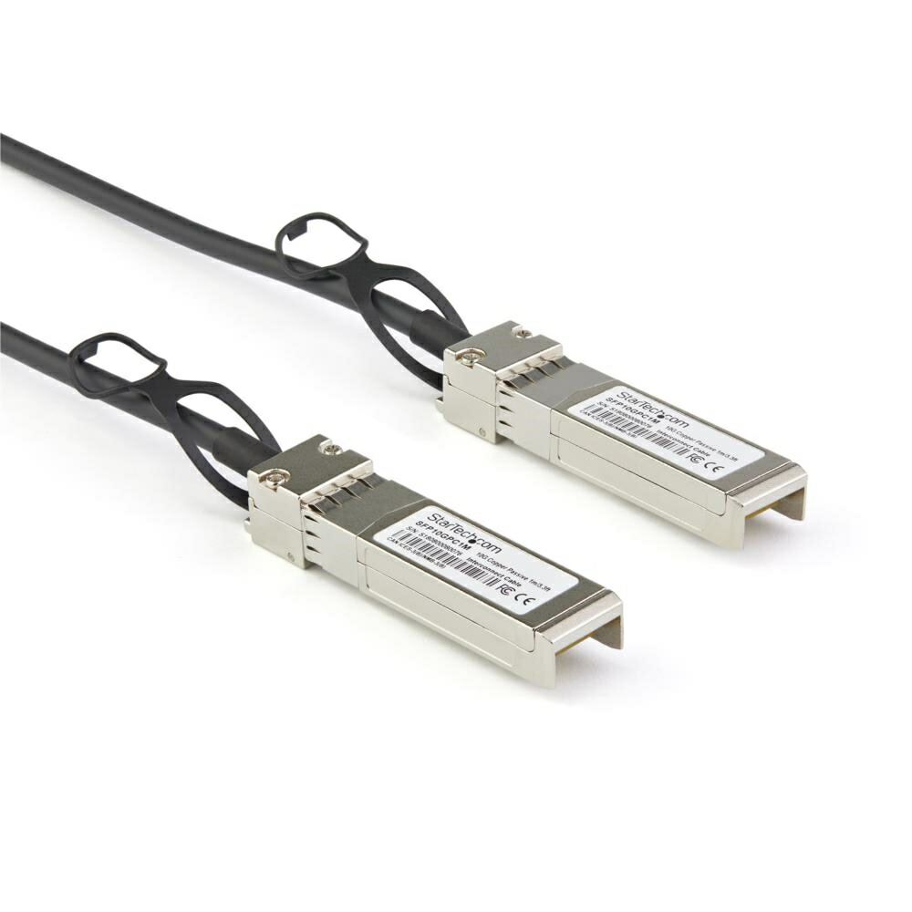 StarTech.com DAC Twinax有線テレビ/1m/Dell EMC生産物DAC-SFP-10G-1M取り替えっこ/銅線ダイレクトアタッチケーブル/Dell EMC取り替えっこ相応う DACSFP10G1M