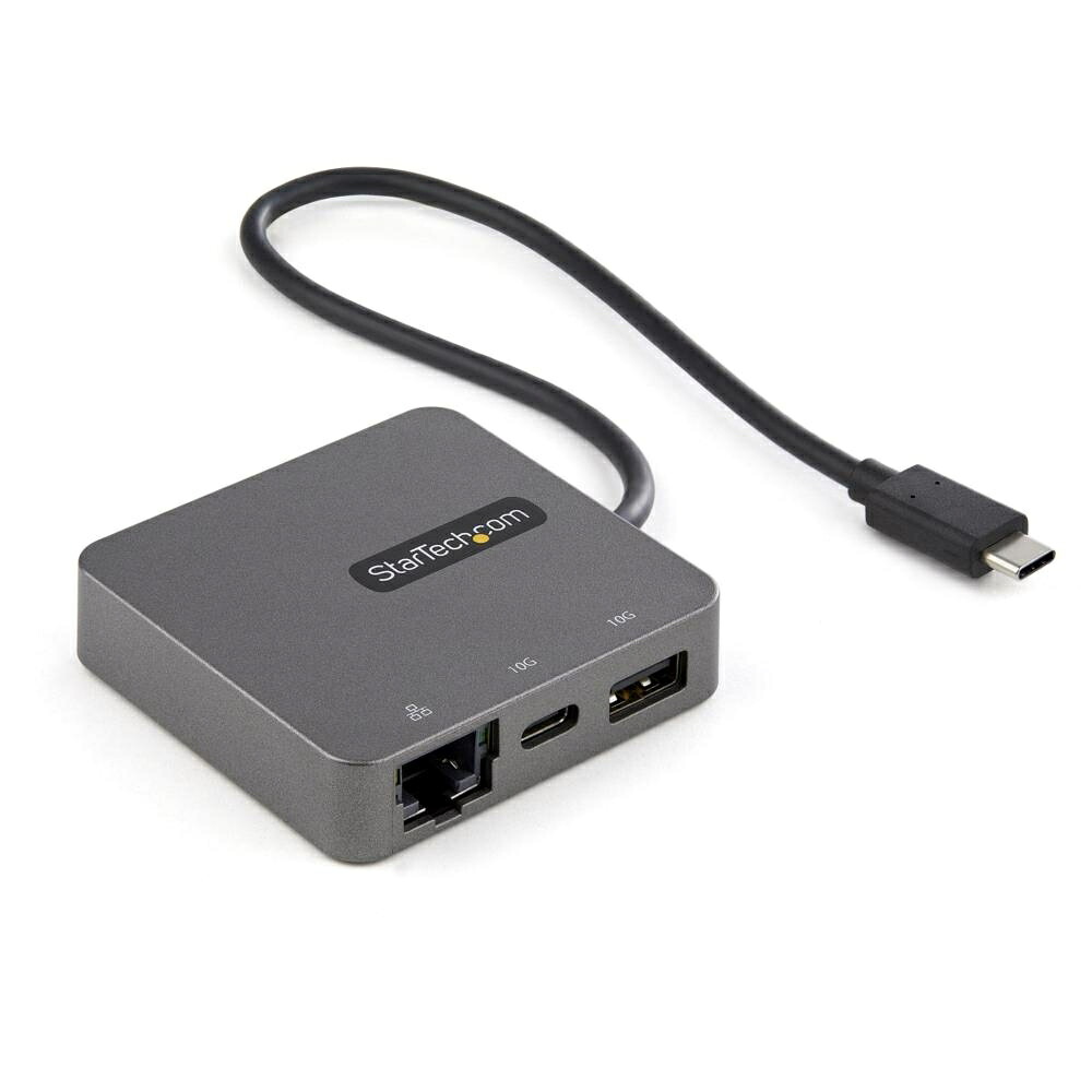 StarTech.com USB Type-Cマルチ変換アダプター/USB-Cマルチハブ/4K HDMI または1080p VGA/USB-A&USB-Cポート(10Gbps)/ギガビット有線LAN/Thunderbolt 3対応 DKT31CHVL 時間指定不可｜F-Park