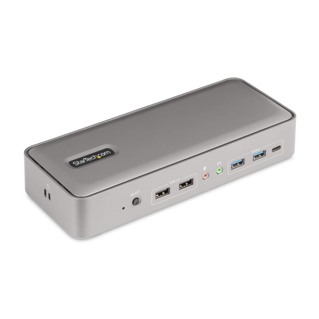 StarTech.com 縛ステイション/USB-C繋ぎ合わせる/KVM役立つこと/デュアル管する/4K60サイクル DisplayPort/5x USBこしき/ギガビットイーサネット/90W/45W USB Power Delivery/Windows \u0026 Mac/マイコン 中央処理装置うつり変わり器/Type-C マルチポート取り替えっこアダプタ 129N-USBC-KVM-DOCK