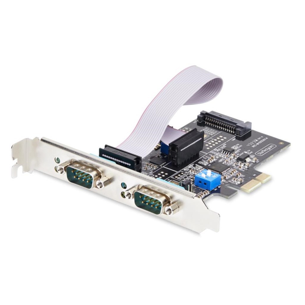 StarTech.com RS232C RS422 RS485シリアルインターフェースカード/PCI Express x1/2界面 D-Sub 9/16C1050 UART/最大限度921.6Kbps/Windows \u0026 リナックス/パソコン DB9 増設 ゲーム盤/マイコン PCIe 取りひろげる アダプタ歌留多 2S232422485-パソコン-CARD