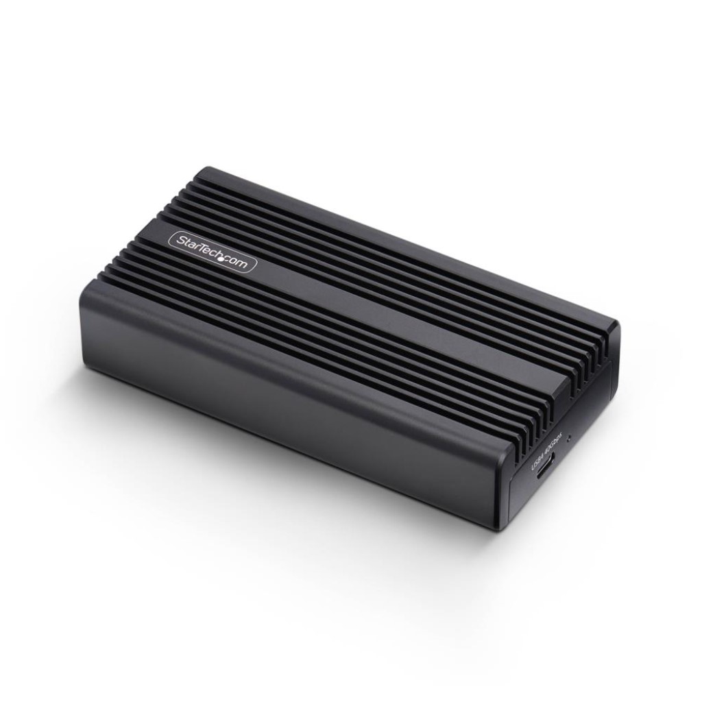 StarTech.com M.2 SATA SSD外付けケース/USB4接続/40Gbps/NVMe PCIe/B+M/M Key/アルミニウムヒートシンク搭載/USB-C Thunderbolt対応 1USB4-NVME-ENCLOSURE 時間指定不可｜F-Park