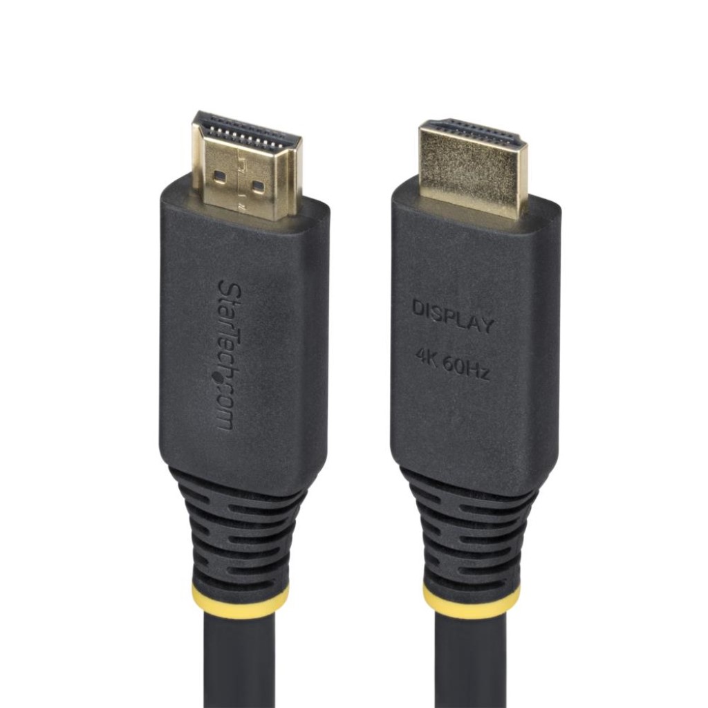 StarTech.com HDMI 2.0ケーブル/アクティブ/10m/4K60Hz 1440p 144Hz/High Speed HDMI/HDR10 HDCP 2.2 ARC/オス-オス/ブラック/テレビ モニター ディスプレイ用 HDMI2-CABLE-4K60-10M