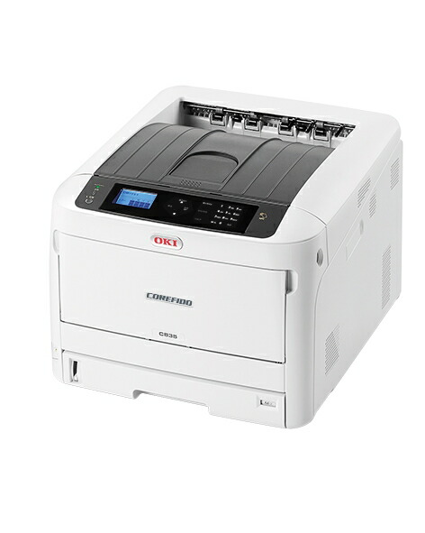 OKI COREFIDO EXLEDプリンター C835DNW(カラー/USB2.0/LAN/W-LAN/自動両面/A3/7年間無償保証/メンテナンス品7年間無償提供) C835DNW