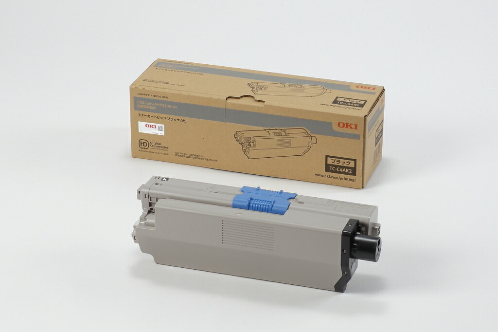 OKI トナーカートリッジ(大) ブラック (MC363dnw/C332dnw) TC-C4AK2 時間指定不可｜F-Park