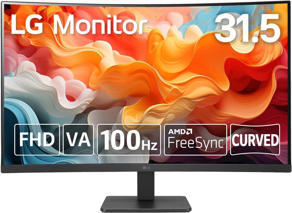 LG Electronics Japan 31.5in 曲面 液晶見せびらかす(1920x1080/VA/アンチグレア/D-Sub/HDMIx2/100サイクル/チルト) 32MR50C-B 第四次元決する不可