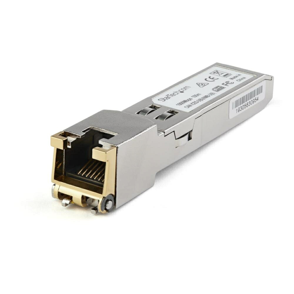 StarTech.com SFPモジュール/Cisco製品GLC-TE互換/1000BASE-T準拠銅線トランシーバ GLCTEST