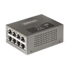 StarTech.com PoEインジェクター/4界面/5G 2.5G マルチギガビット/PoE++給電/160W総ワット数/最大限度100m伝わらす/壁面・DIN線路初っ切り相応う/高最終生産物 PoEワット数 AS445C-POE-INJECTOR