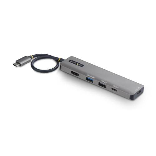 StarTech.com マルチポートアダプタ/USB-C繋ぎ合わせる/シングル管する/4K60サイクル HDMI/140W PD/2x USB-A + 1x USB-C/MacBook Dell ThinkPad HP相応う/USB Type-Cこしき 164B-USBC-MULTIPORT