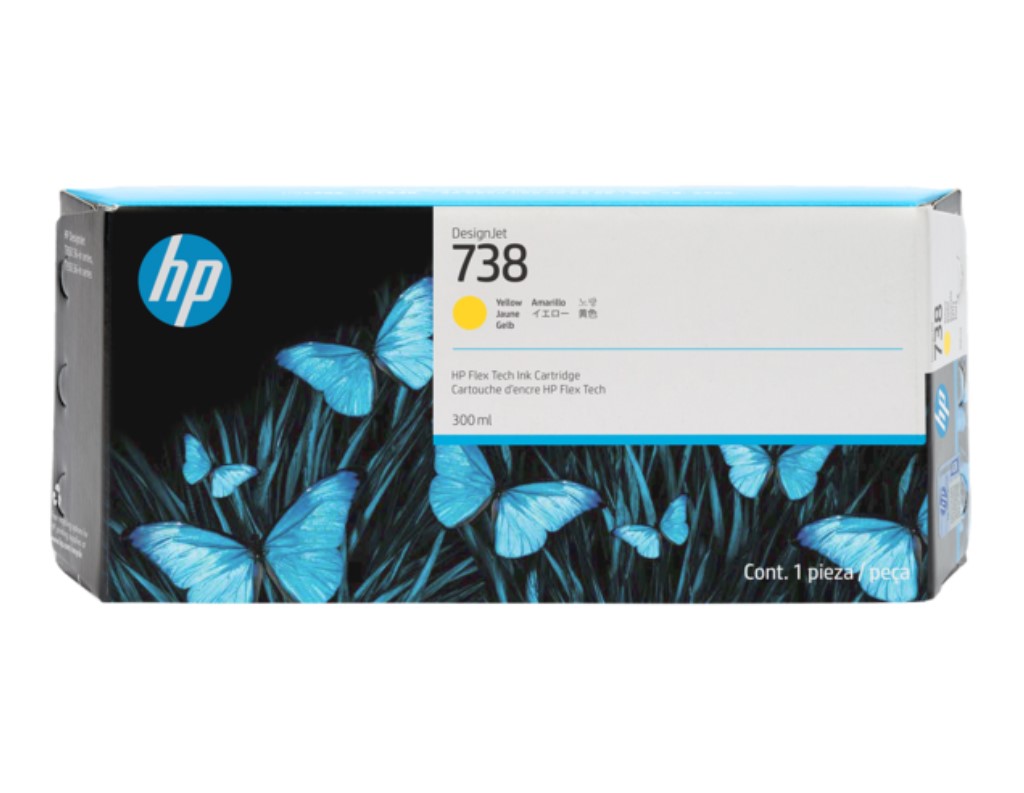 日本HP HP738インキ薬莢 黄色300ml 676M8A