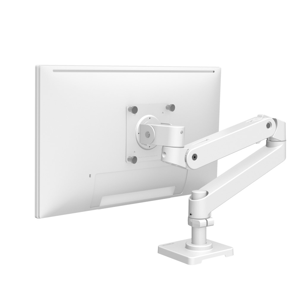 ERGOTRON LX PRO デスクマウント モニターアーム ホワイト 34インチ(1.8～10.0kg)まで対応 45-682-290