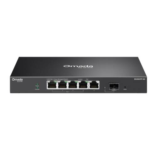 TP-Link Omada 2.5Gポートx5&10G SFP+スロットx1 イージーマネージスイッチ(PoE++ポートx4) ES206XPP-M2 時間指定不可｜F-Park