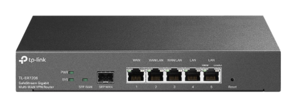 TP-Link SafeStream Gigabit Multi-ワイドエリアネットワーク VPN Router ER7206