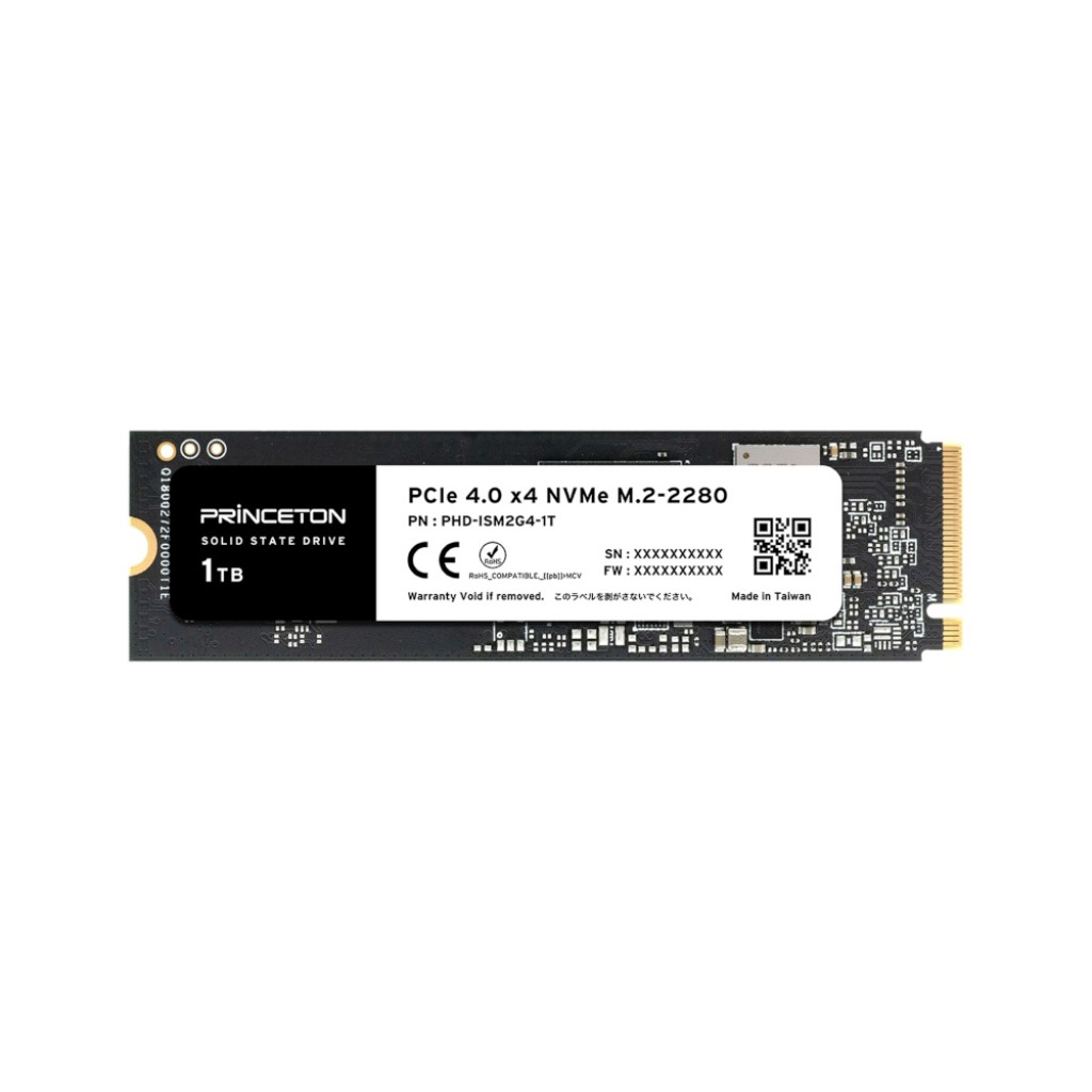 プリンストン M.2 PCIe4.0x4 NVMe 対応 内蔵型SSD 1TB PHD-ISM2G4-1T