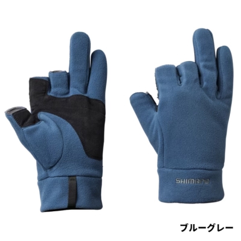シマノ(SHIMANO) ゴアテックスウィンドストッパー フリース グローブ 3 M ブルーグレー GL-031W