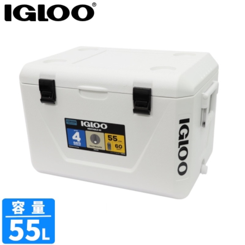IGLOO(イグルー) NESTABLE 55L ホワイト 00150909 クーラーボックス
