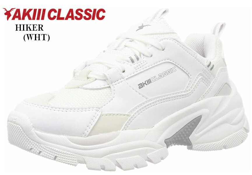 楽天市場 Akiiiclassic アキクラシック Akc 00 Hiker 厚底スポーティカジュアルスニーカー アウトドアテイストを取り入れたnewモデル 人気の韓国発のブランド レディス フューチャーロード