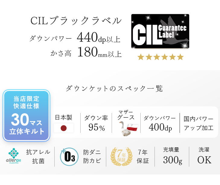 ダウンケット ホワイト 羽毛肌掛け布団 マザー 洗える シングル 95 肌掛け 日本製 掛け布団 掛け布団 ロング ホワイトマザーグース ダウン 国内パワーアップ 羽毛布団 7年保証 ウォッシャブル Cilブラックラベル 送料無料 2枚組 1枚13 900円 フィット性up 30