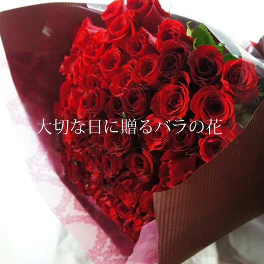 バラプレゼント用 楽天市場】花 ギフト プレゼント 薔薇 花束 バラ 40本