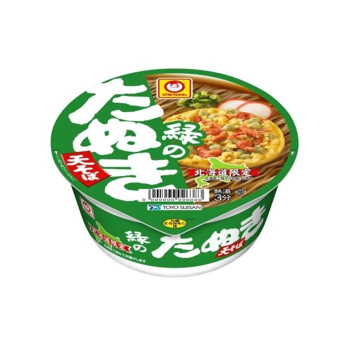 【ふるさと納税】【数量が選べる】マルちゃん「緑のたぬき天そば 北海道」12食入り | カップ麺 そば 蕎麦 天ぷらそば インスタント 北海道限定 小樽市 北海道 送料無料