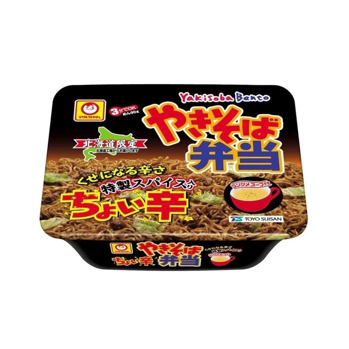 【ふるさと納税】【数量が選べる】マルちゃん「やきそば弁当 ちょい辛」12食入り | カップ麺 カップ焼きそば 焼きそば インスタント 辛口 辛い 北海道限定 北海道 小樽市 送料無料