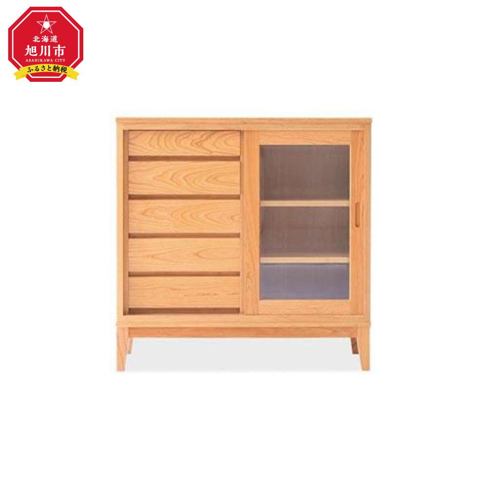 【ふるさと納税】旭川調度品 MUKU細工所一風変わった ムク 押し入れ 桜んぼう 【 国産 純一無雑 室内装飾 木製 納める 自然的 押し入れ 洋服箪笥 リビング 夕ご飯 北海道 】 _03235 | 室内装飾 調度品 一般受け おすすめ 貨物輸送無料
