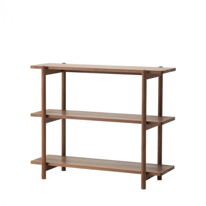 【ふるさと納税】旭川調度品 コサイン リビングシェルフ85 ウォルナット_00839 | 棚 納める シェルフ 調度品 室内装飾 生まれながら木 旭川市ふるさと納税 北海道【沖縄・余分の物離島は送りとどける不可】