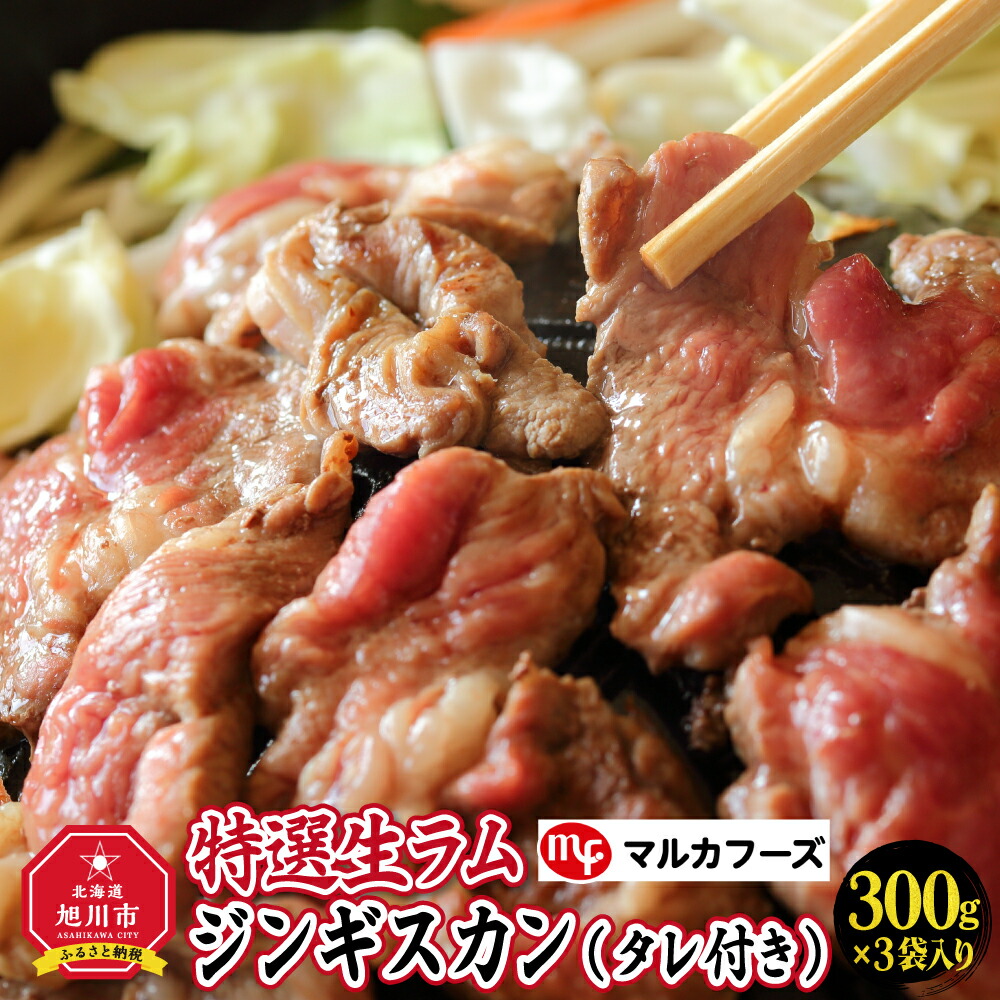 【ふるさと納税】選生ラムジンギスカン（タレ付き）_00386 | 肉 ラム 北海道 ジンギスカン 生ラム 小分け 冷凍 お取り寄せ グルメ ランキング おかず ご飯に合う おすすめ 事業者 生産者 支援 旭川市ふるさと納税 北海道ふるさと納税 味付き 焼くだけ 簡単調理 羊肉 ラム肉