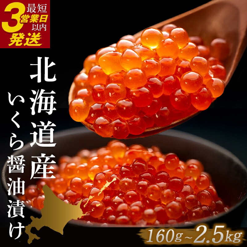 【ふるさと納税】希少 北海道産 新物いくら 高評価★4.7 いくら 最短3営業日以内発送 イクラ (鮭) 容量 × 発送時期が選べる 北海道 80g 250g 500g 小分け 魚 醤油漬け 海鮮 海鮮丼 ギフト 冷凍 魚卵 魚介類 しょう油漬 F4F-1151var 15,000円