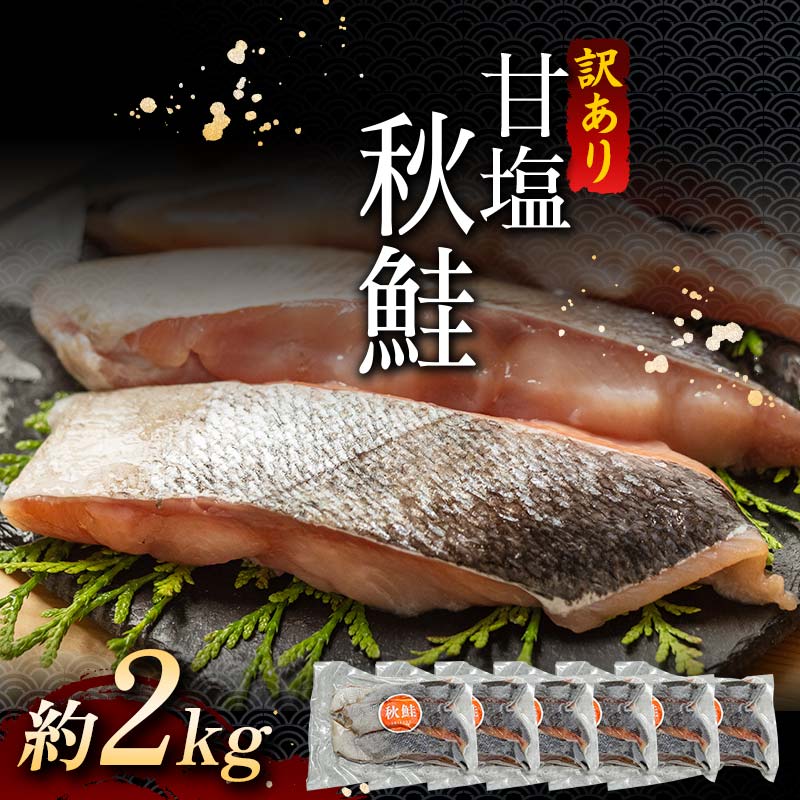 【ふるさと納税】★訳あり 北海道産 秋鮭★ 約2kg 小分け 真空パック 3切れ × 6パック 真空包装 鮭 真空 北海道 シャケ 海鮮 海産 しゃけ わけあり  サーモン F4F-5543
