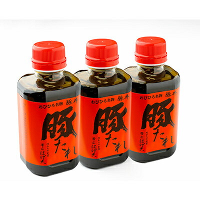 豚丼のぶたはげ「秘伝豚たれ」 360ml 3本(約30食分) セット