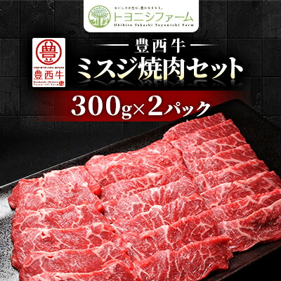 【ふるさと納税】豊西牛ミスジ焼肉セット【配送不可地域：離島】【1608864】