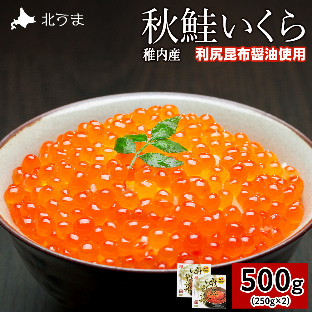 【ふるさと納税】【宗谷海峡産】秋鮭いくら醤油漬け250g×2 いくら イクラ 魚卵 海鮮 魚介 秋鮭 醤油漬け 鮭 小分け 便利 250g 北海道 国産 産地直送 送料無料 人気 お取り寄せ おすすめ 天然 贈答 ギフト 【配送不可地域：離島】