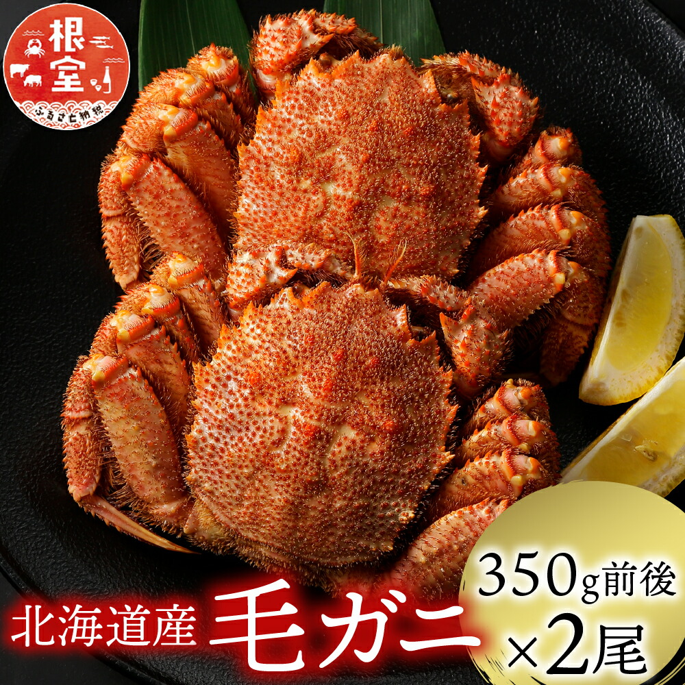 浜ゆで毛がに 350g前後×2尾