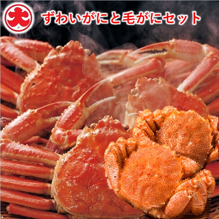 【ふるさと納税】 ずわいがにと毛がにセット ズワイ ずわい ズワイガニ ズワイ蟹 ずわい蟹 毛ガニ 毛蟹 けがに ケガニ かに カニ 蟹 お取り寄せ グルメ 海鮮 北海道 根室市 ふるさと納税 E-01005|北海道根室市