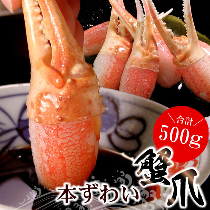 【ふるさと納税】かに爪刺身500g A-07013