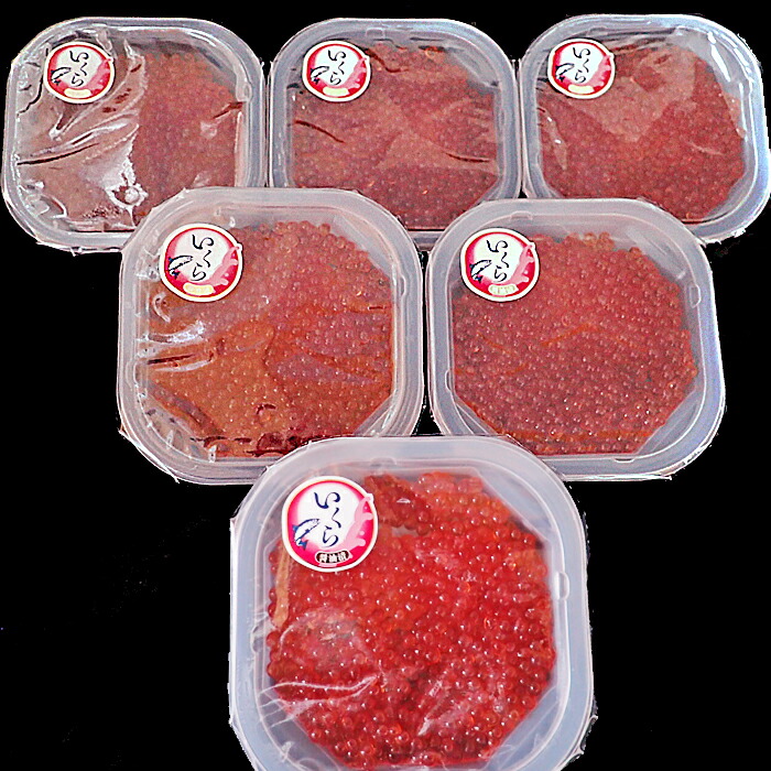 豪華な いくら醤油漬け 鱒卵 70g×6P 計420g A-11191 fucoa.cl