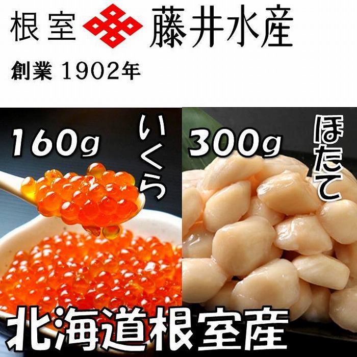 【ふるさと納税】[北海道根室産]いくら醤油漬・お刺身帆立貝柱セット 北海道 根室市