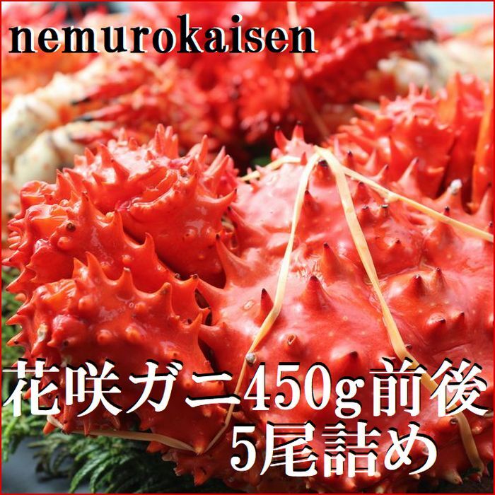 【ふるさと納税】 [北海道根室産] 花咲ガニ 450g × 5 尾 花咲がに 花咲 花咲かに 花咲蟹 かに カニ 蟹 お取り寄せ グルメ 海鮮 北海道 根室市 ふるさと納税 C-57050 21,750円