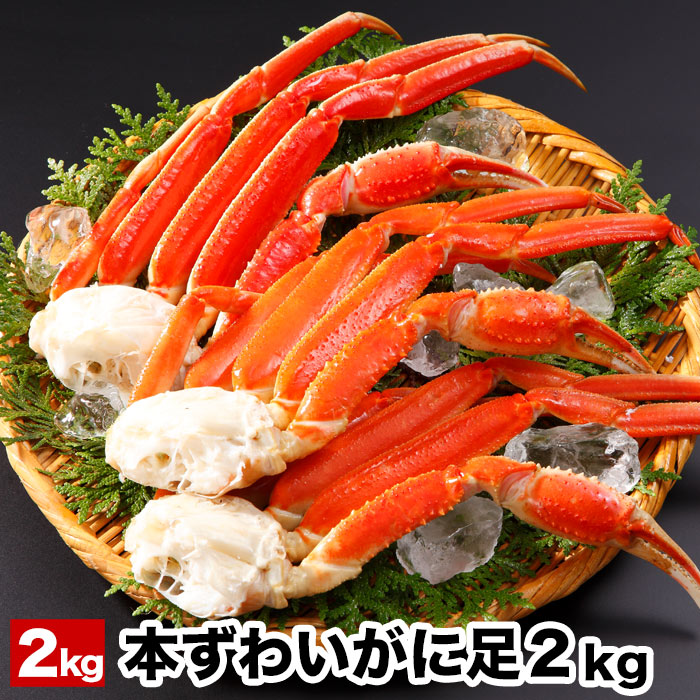 【ふるさと納税】ボイル本ずわいがにの足 選べる 2kg ～ 4kg 蟹 かに カニ ずわいがに ずわい蟹 北海道 根室市