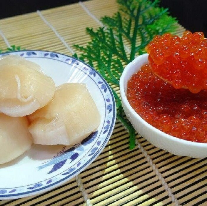 楽天市場】【ふるさと納税】いくら醤油漬け100g×3P、ほたて貝柱500g×2P C-70041 : 北海道根室市