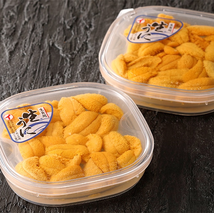 【楽天市場】【ふるさと納税】 エゾバフンウニ塩水パック 選べる 50 ~ 60g × 2P 70g × 2P うに ウニ 雲丹 バフンウニ ...