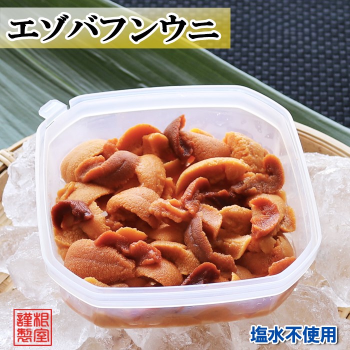 【ふるさと納税】エゾバフンウニケース詰め(赤系)約60～70g&times;1P[10月中旬以降発送] G-71005｜北海道根室市