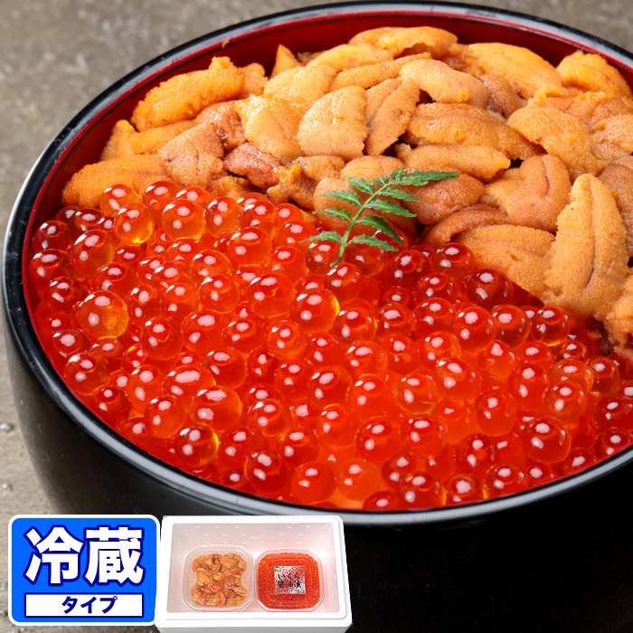 【ふるさと納税】塩水ウニ(赤系含む)・いくら 選べる 各1P ～ 各2P うに 雲丹 魚卵 海鮮 丼