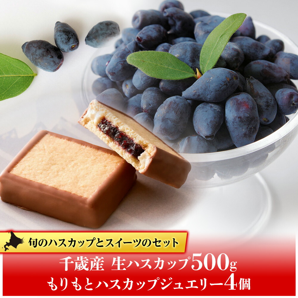 【ふるさと納税】生ハスカップ500g×もりもとハスカップジュエリー4個セット≪土居ファーム≫ もりもと morimoto 菓子 洋菓子 ケーキ ジャム フルーツ 生ハスカップ 冷蔵 千歳 北海道 果物 ベリー お菓子作り 北海道ふるさと納税 千歳市 ふるさと納税【北海道千歳市】