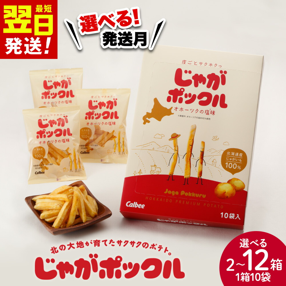 【ふるさと納税】北海道限定カルビーじゃがポックル 選べる2箱～12箱（1箱10袋入り） お菓子 スナック菓子 じゃがいも 北海道ふるさと納税 千歳市 ふるさと納税【北海道千歳市】 ギフト ふるさと納税