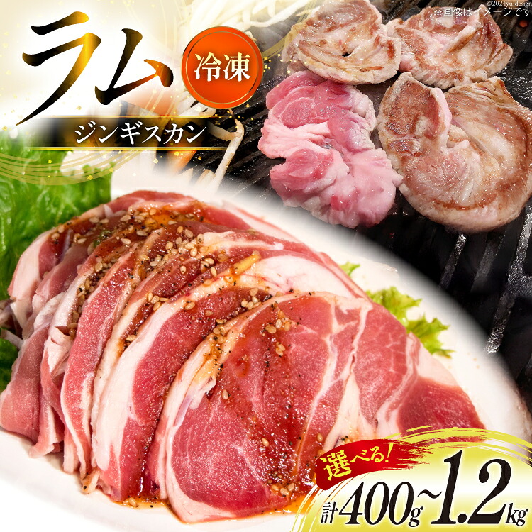 【ふるさと納税】 選べる量 ラム肉 冷凍 ラムジンギスカン 200g 2～6パック 計400g～1.2kg [焼肉銀座園 北海道 砂川市 12260734] 羊肉 羊 肉 小分け 焼肉 焼き肉 やきにく｜北海道砂川市